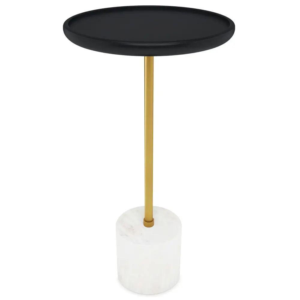Turner - Side Table - Ebony Storage Compartment