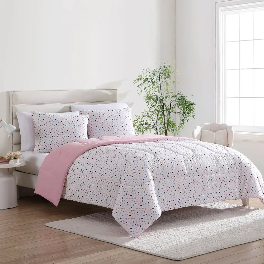 Twin Comforter Place - Dots