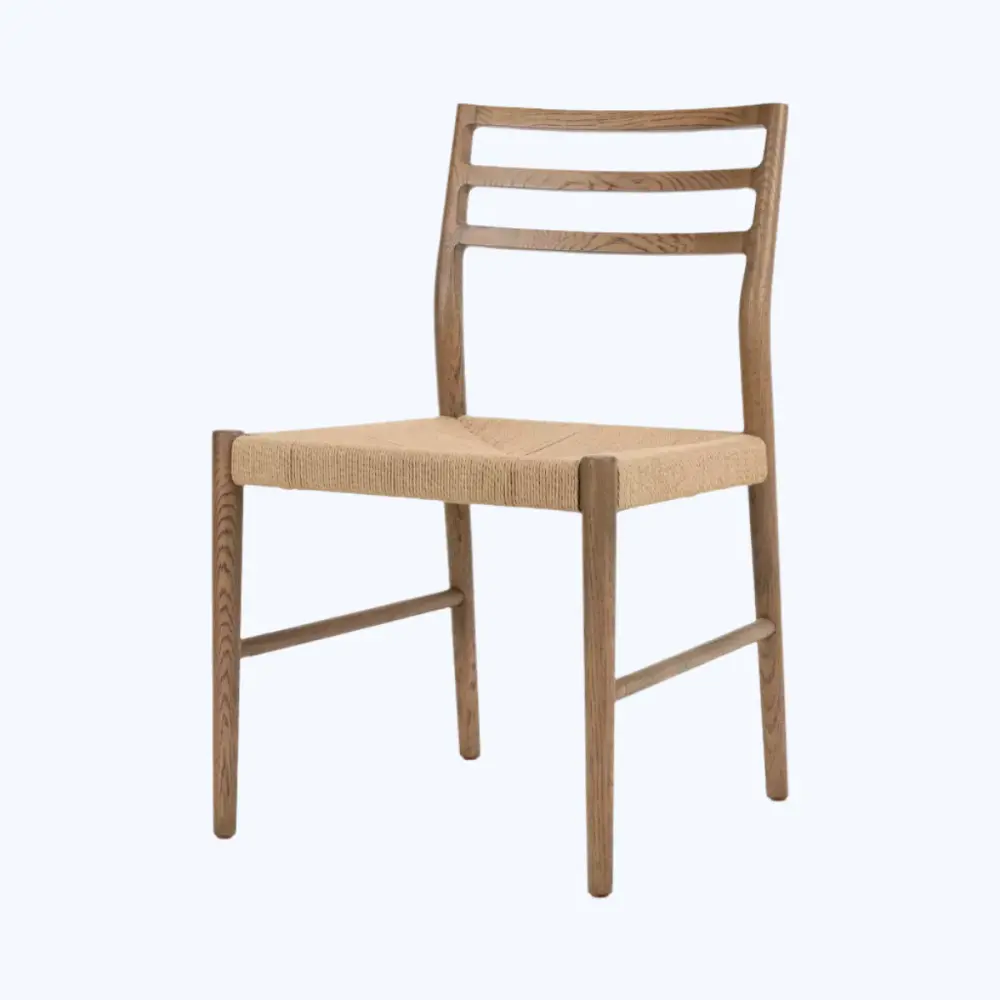 Upholstered Woven Dining Chair