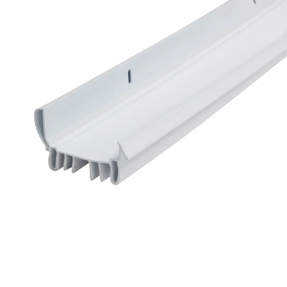 U-shape door bottom 36'' vinyl + tpr fins Discreet