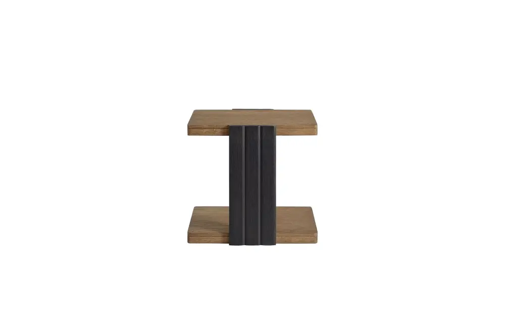 Wall-Mounted Channel - Chairside Table - Charcoal