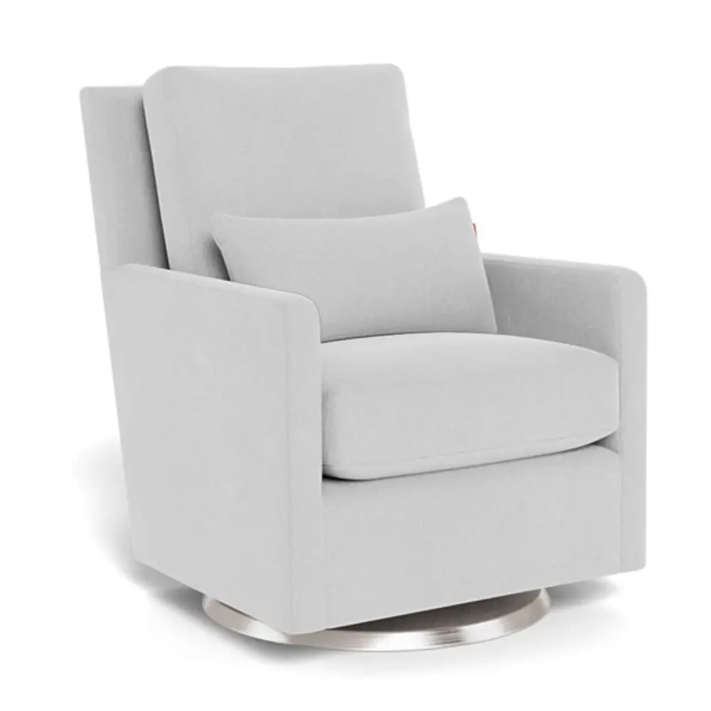 Wall-Mounted Como Rocking and Turn Armchair - Ash / Steel