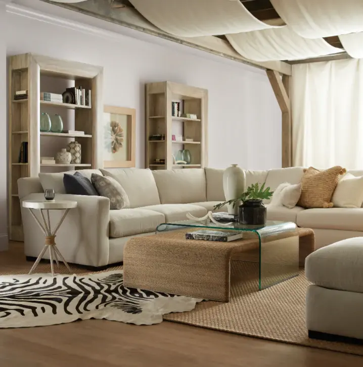 Amani Rope & Glass Cocktail Table