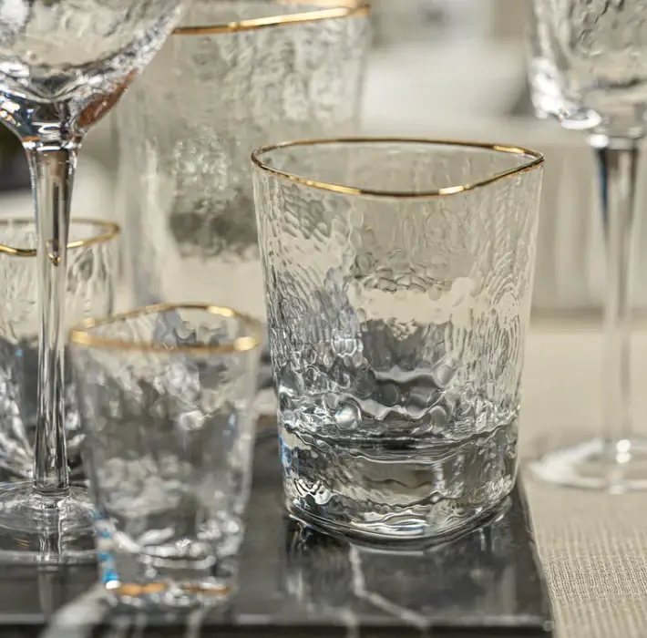 Aperitivo Triangular Paired Old Fashioned Glass