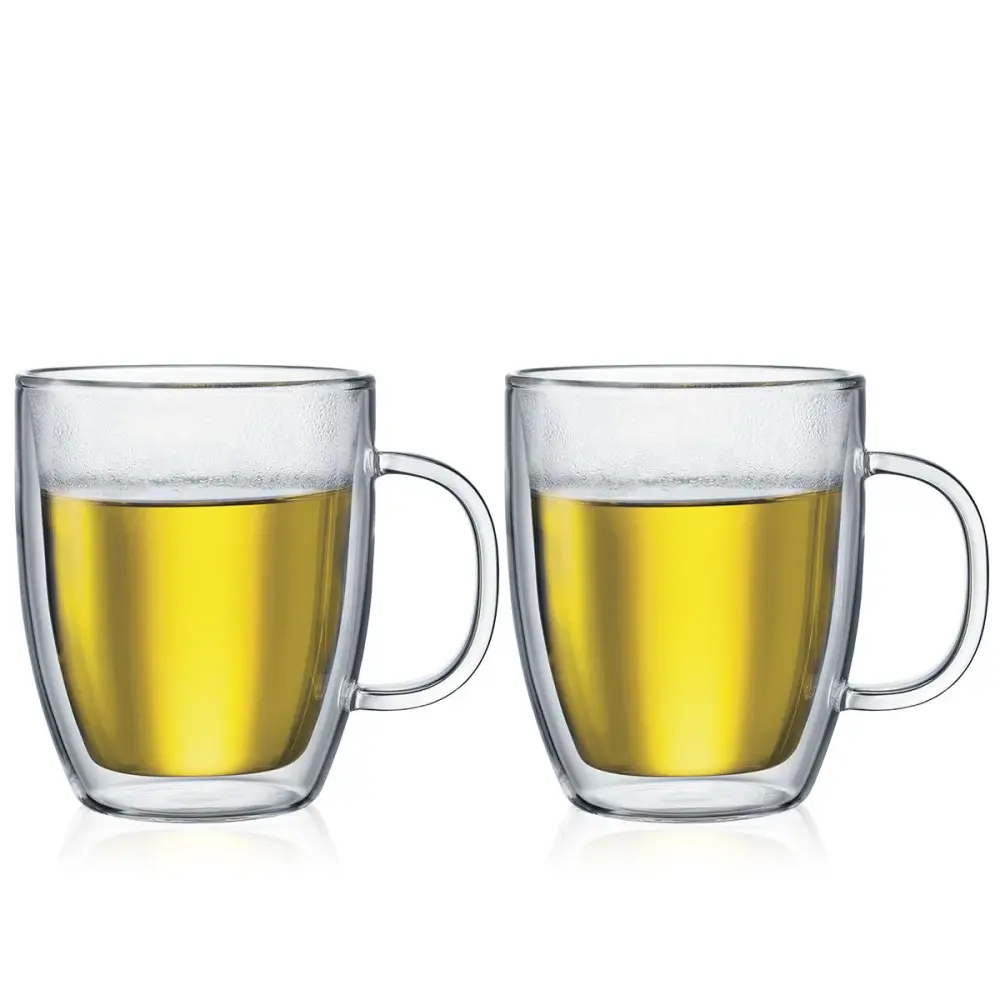 Bistro Jumbo Thermo Mugs Set 2 - Double Wall, 0.45 l, 15 oz