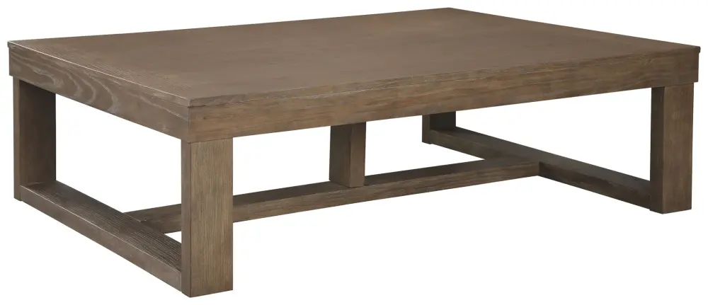 Cariton - Rectangular Cocktail Table - Charcoal