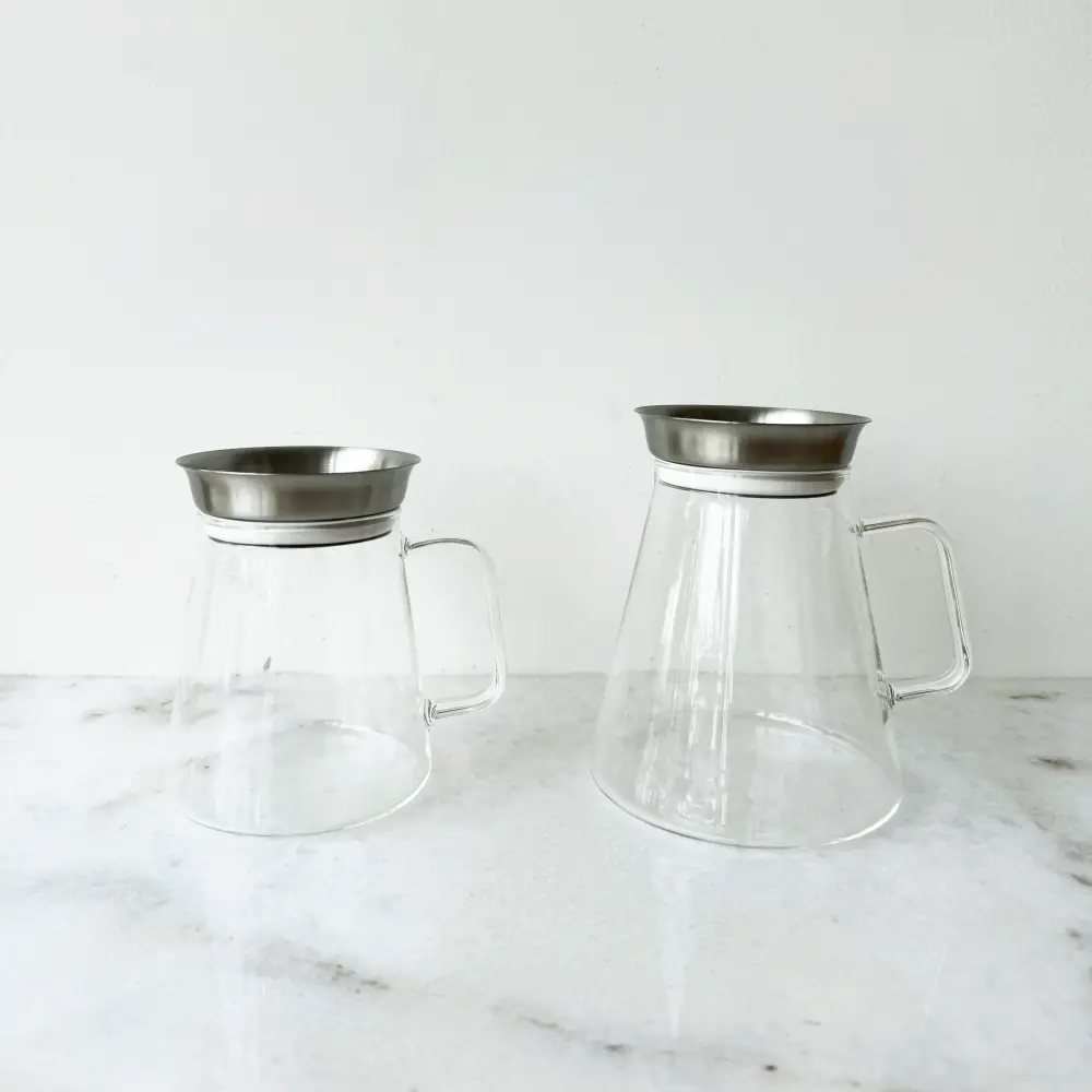 Conical Glass Tea Server Handle