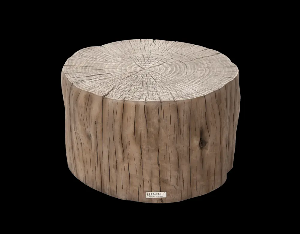 Elementi Home - Daintree 27" Stump Concrete Coffee Table FCG12