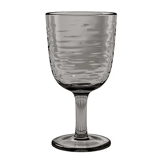Foundry Acrylic Goblet, Gray 13.5oz