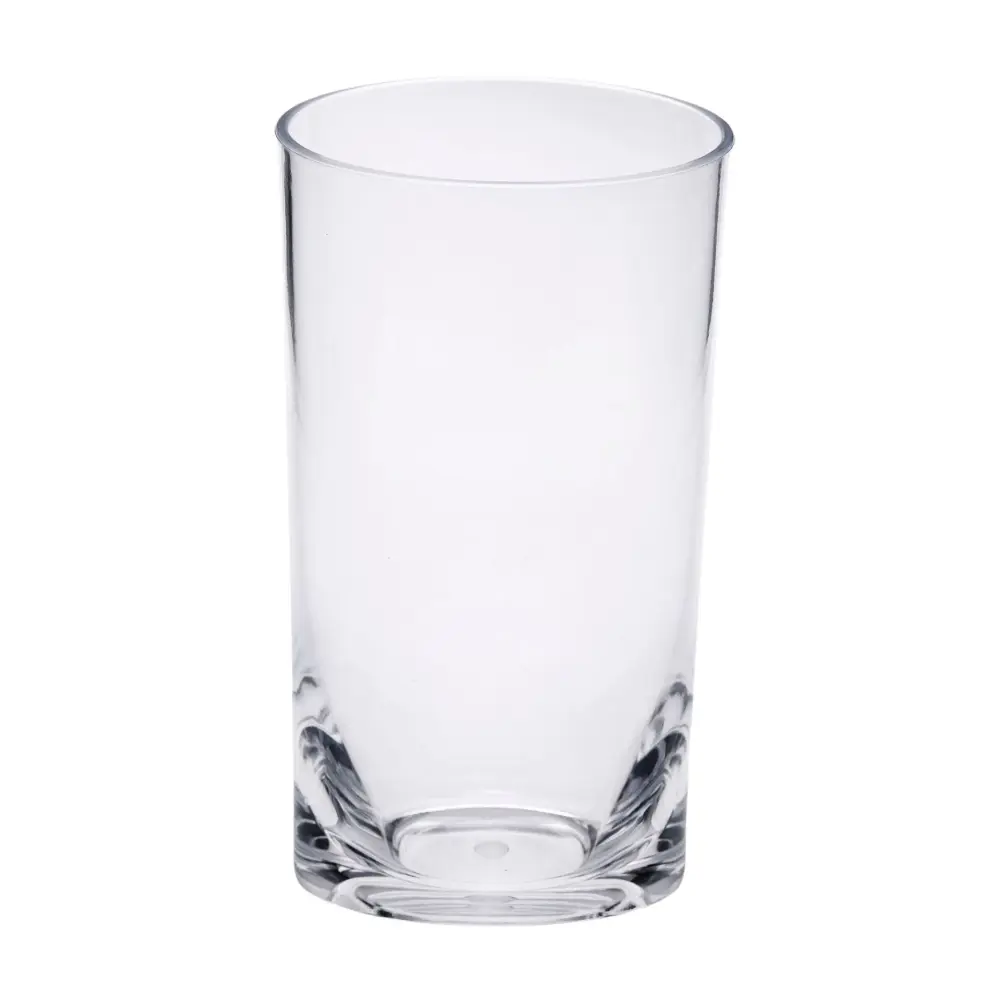 Halo - Leading Ware Oval Tritan Glasses place 4) Hi Ball 15Oz Plastic Bpa Free - Clear