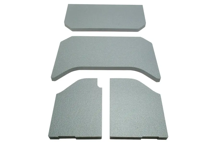 Jeep Wrangler JK 4-Door DEI Sound Deadening HeadLiner, Charcoal Original Finish