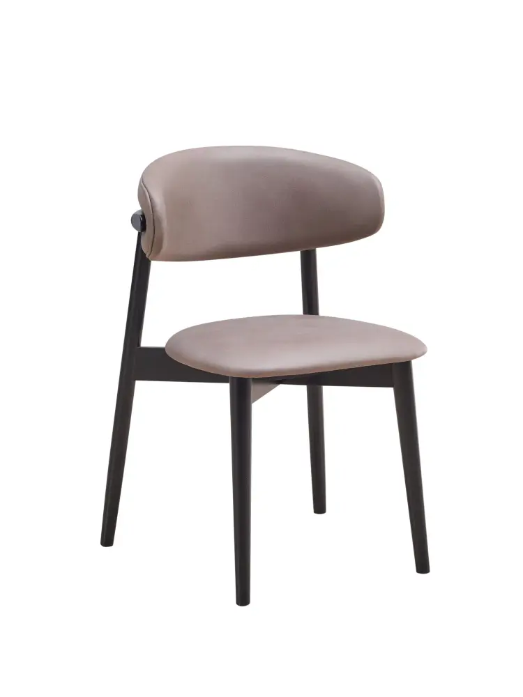 Lanae - Polished Microfiber Side Chair (Set 2) - Gray