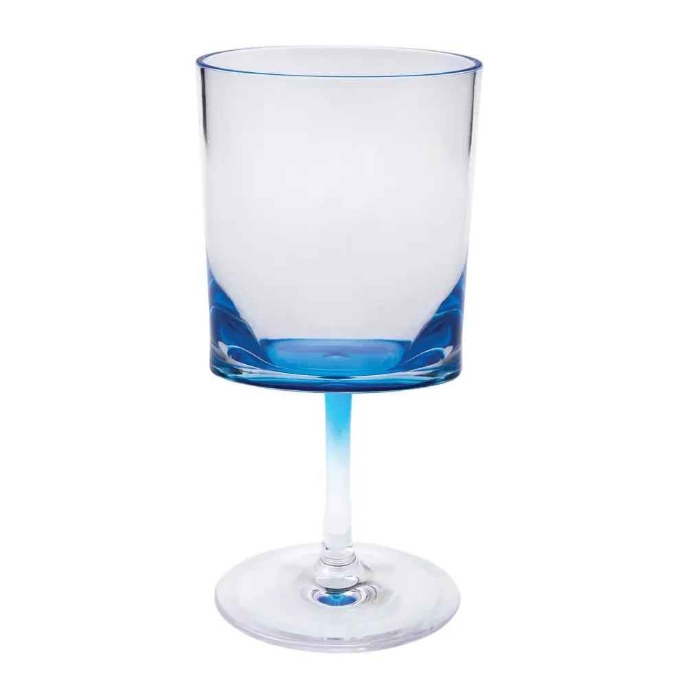 Leadingware Oval Halo Plastic Wine Glasses adjust 4)