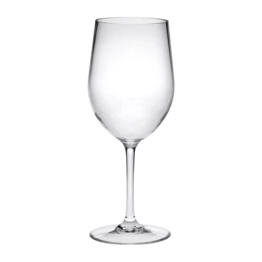 Leadingware Tritan Plastic Wine Glasses (Set 4), Unbreakable, Bpa Gratis, 12Oz - Clear