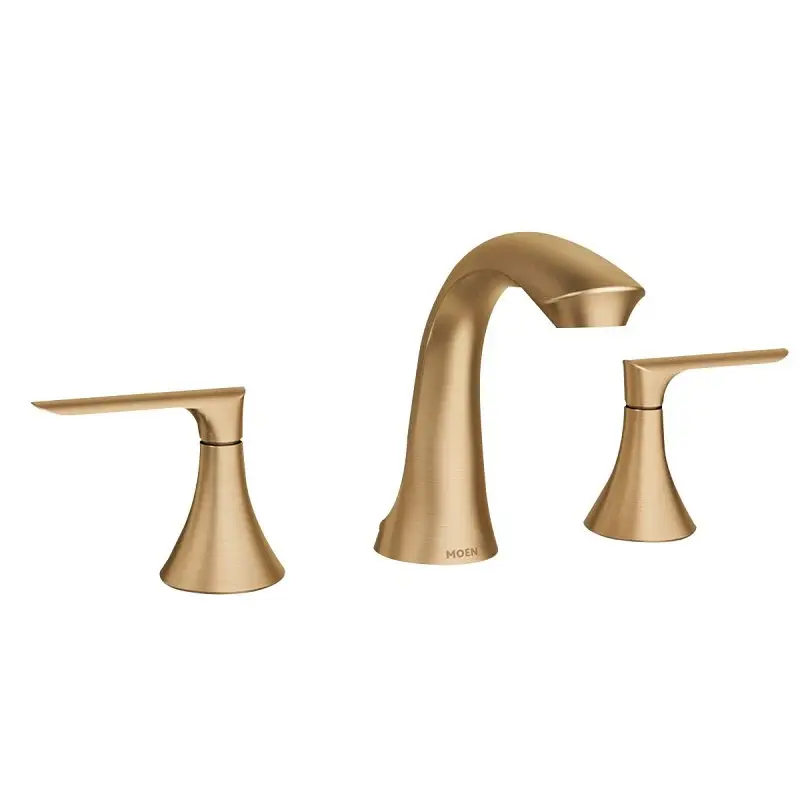 Moen Findlay Series 84517BZG Bathroom Faucet, 1.2 gpm, 2-Handle, 3-Faucet Hole, Metal/Stainless Alloy, Bronze