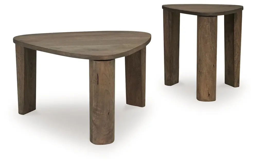 Reidport - Accent Cocktail Table Set place 2) - Grayish Brown