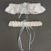 SATIN BRIDAL GARTERS ADJUST
