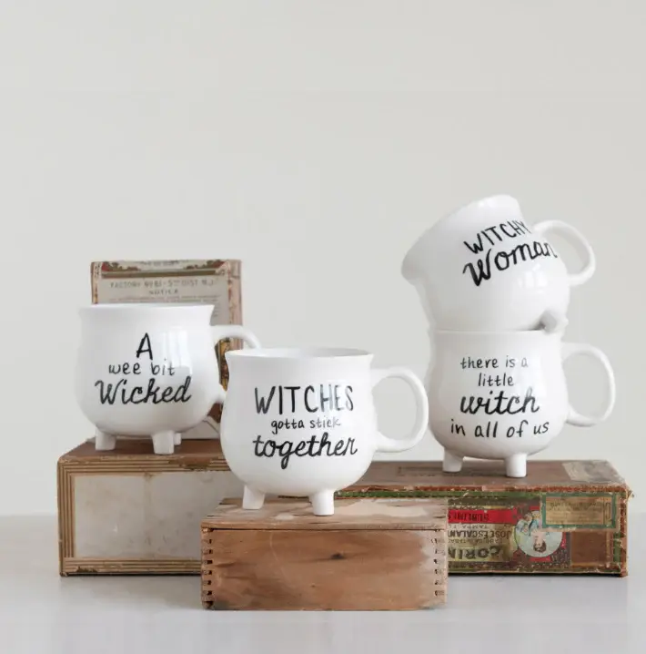 Stoneware Cauldron Mug