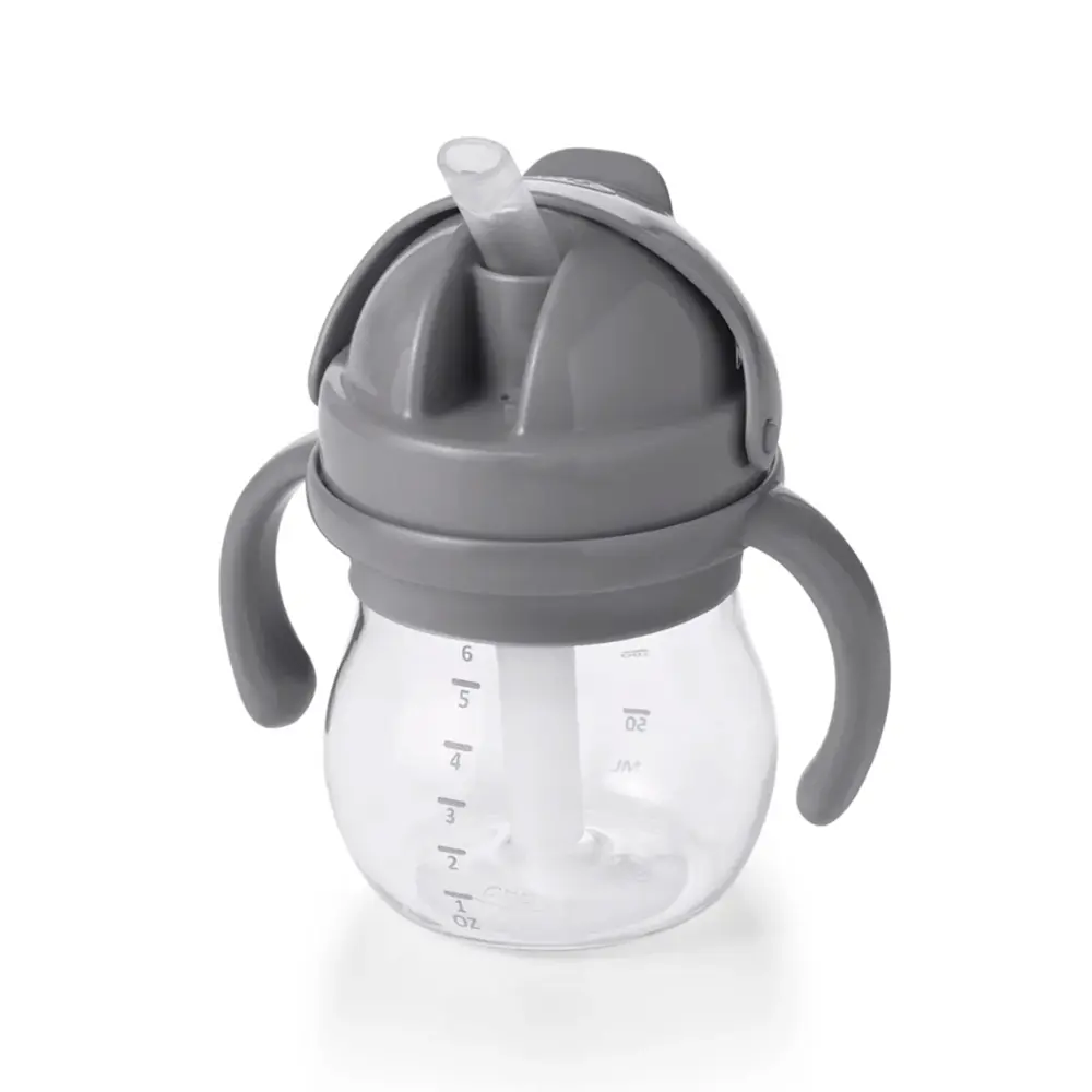 Straw Cup Handle 6oz - Grey