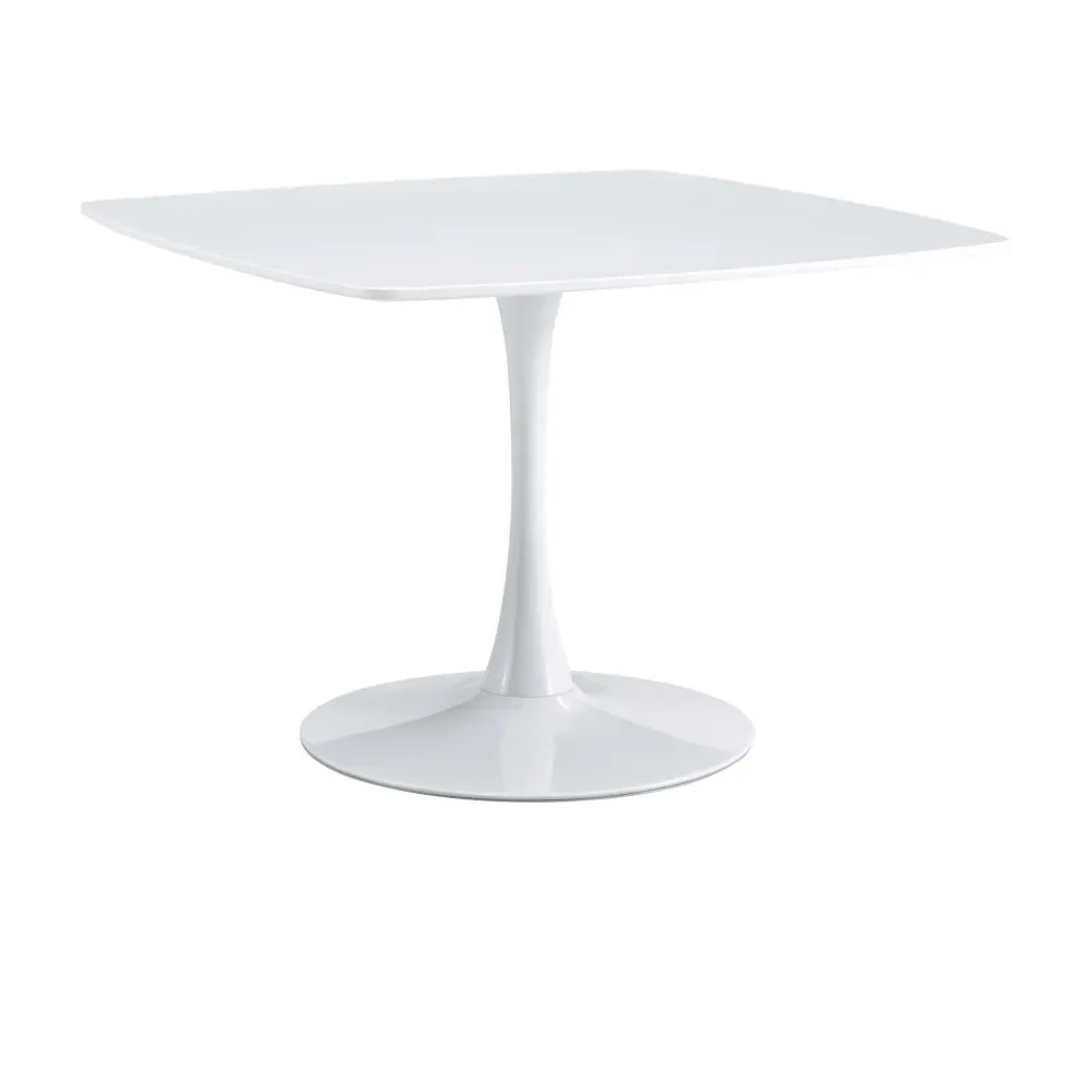 Table Mid-Century Dining Table 4-6 People Round Table Top, Pedestal Dining Table, End Table Leisure Coffee Table