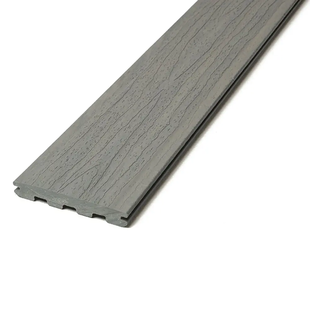 Trailhead Ridgeline Grey Grooved Composite Flooring, 7/8" x 5-1/2" x 12'