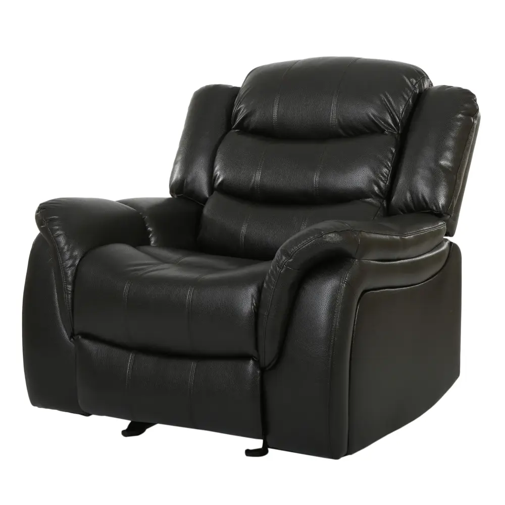 Classic Design Recliner, Upholstery Recliner, Glider Recliner - Midnight Berry