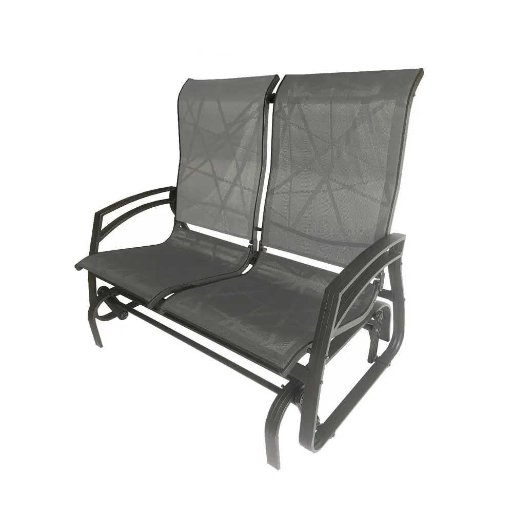 Kansas Aluminum Glider Chair, Twofold Easy Set-Up