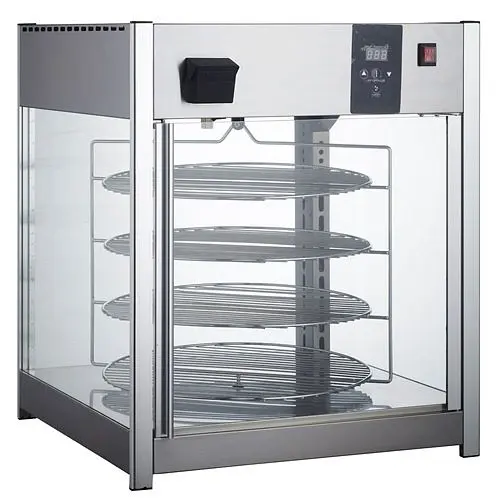 BakeMax Luminous 18" 4 Tier Pizza Warmer, BMPW418