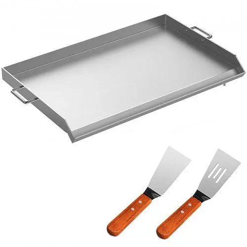VEVOR 32" X 17" Stainless High-Carbon Steel Griddle Flat Top Grill Grilling Outdoor Heavy Duty, SKJGPDJG32X17YC01V0