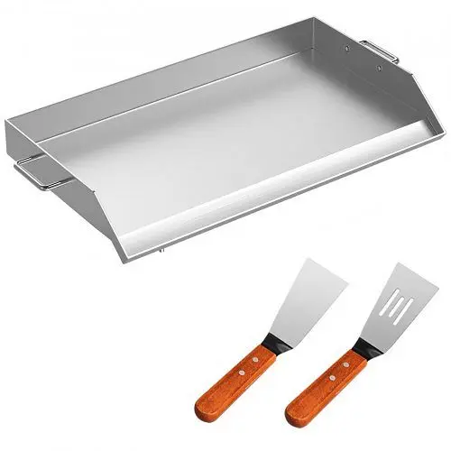 VEVOR 36" X 22" Stainless Steel Griddle Flat Top Grill Triple BBQ Stove Heavy Duty, BXGRSLPDGG0000000V0