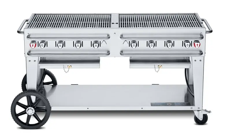 Crown Verity 60" Rental Grill, Single Inlet Bulk Propane, CV-RCB-60-SI-BULK