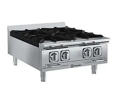 Electrolux Guard Professional EMPower Restaurant Range burners, gas, 24" wide, (4) 32,500 BTU (130,000 BTU total) ope...