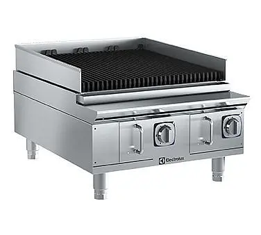 Electrolux Professional EMPower Restaurant Range charbroiler, 24" wide, gas, 66,000 BTU, cast iron radiants 4" a...