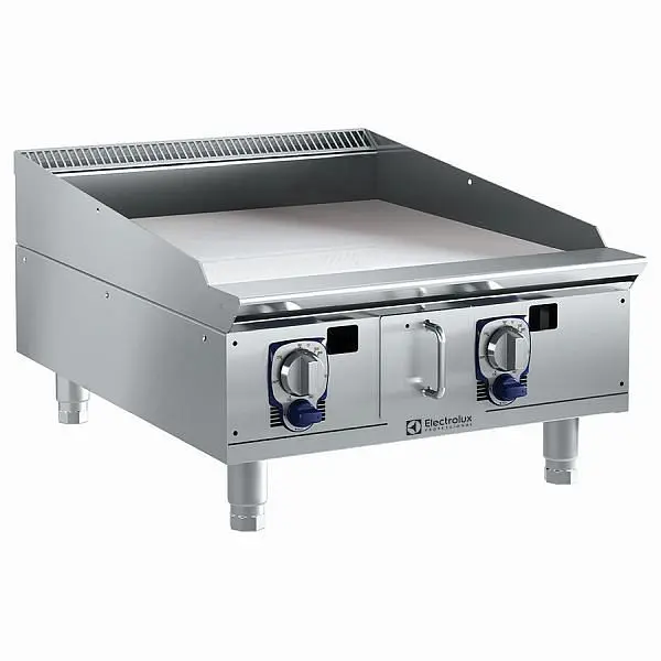 Electrolux Professional EMPower EM Series Restaurant Range griddle, gas, 24" wide, smooth scratch resistant chromium ...