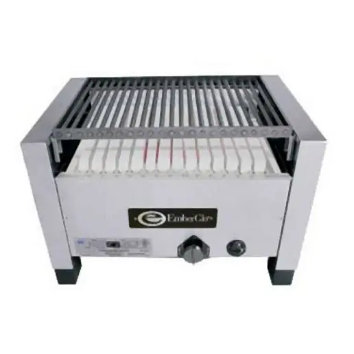 EmberGlo 26" x 18 1/4" x 17 9/16" Natural Gas Charbroiler - 39,600 BTU, 25C