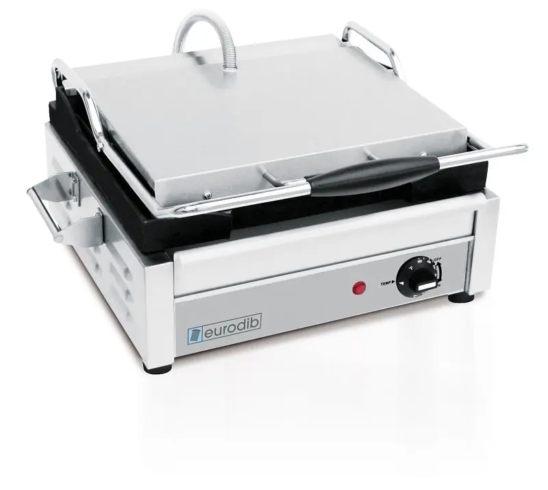 Eurodib SFE02340/45 Commercial Electric Panini Grill 14.8" x 10.9" Cooking surface, SFE02340 120V