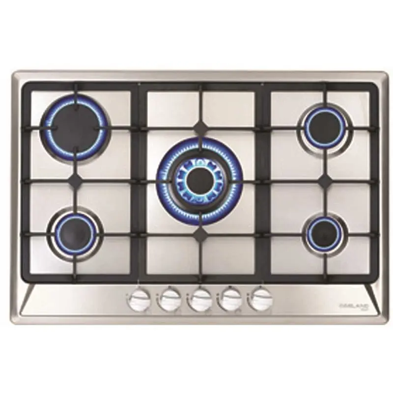 GASLAND 30" Constructed- Gas Stove, Natural Gas Cooktop Stainless Steel 5 Sealed Burners, GH77SF