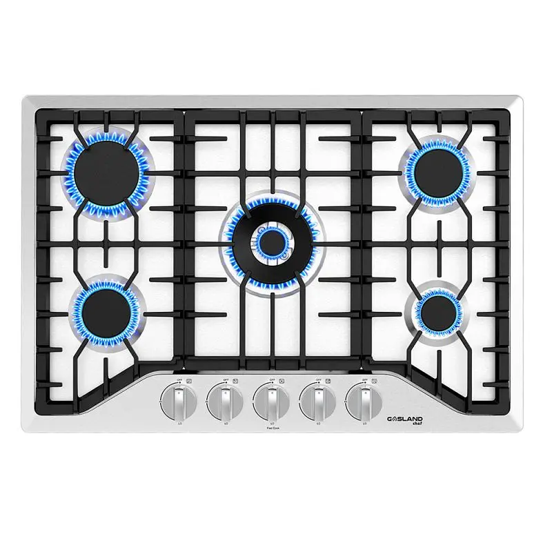 GASLAND Heavy 30" Gas Cooktop, 5 Burner, Front Regulation, PRO GH2305SF
