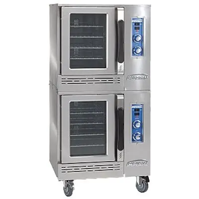 Imperial Convection Oven, electric, half size, (2) deck, hinged doors, HSICVE-2