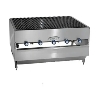 Imperial Stylishken Charbroiler, gas, countertop, 60"W x 36"D, (6) burners, ICB-6036