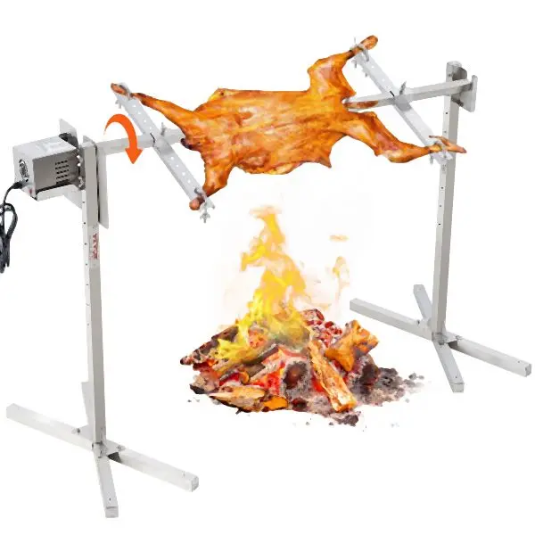 VEVOR 46" Electric BBQ Rotisserie Grill Kit 316 Stainless Grill 132lb Pig Lamb, DDXZKJ46INCHWG8VJV1