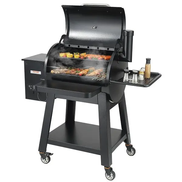 VEVOR 53" Heavy Duty Charcoal Grill BBQ Travel-friendly Grill, Cylinder Flat Capacity 13L, W73020160500FTZ9YV1