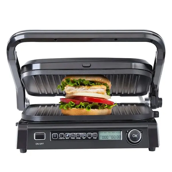 VEVOR 7 1 Commercial Electric Griddle, 14.4" 1800W Indoor Countertop Grill, YBDBLDQPCDY13D7NZV1