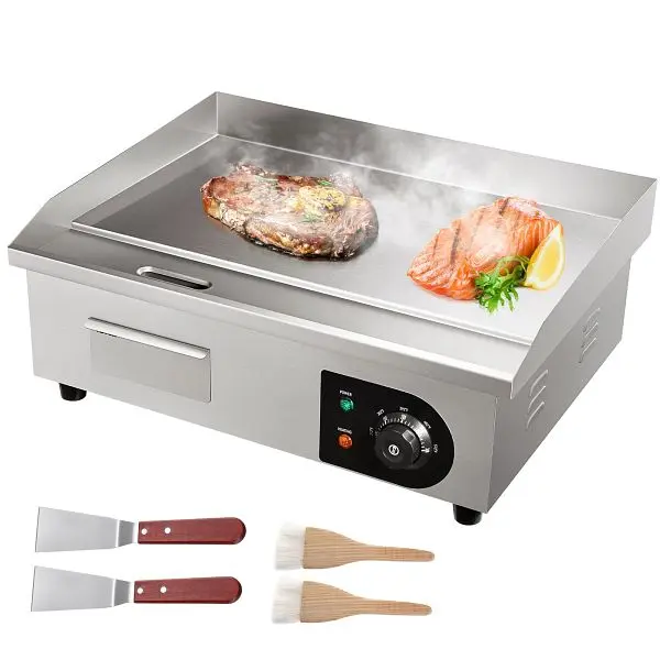 VEVOR Commercial Electric Griddle, 21", PDDBLDQ2210MMOPHZV1