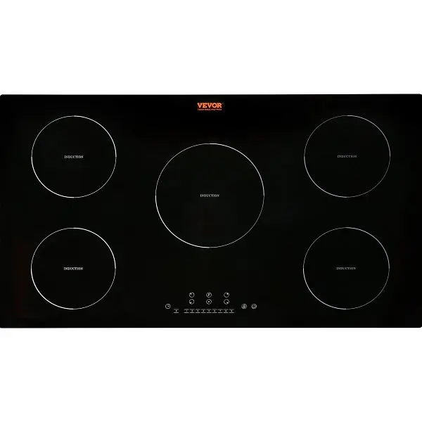 VEVOR Electric Cooktop 36", 5 Burners, QRSDC5369200W6CU6V4