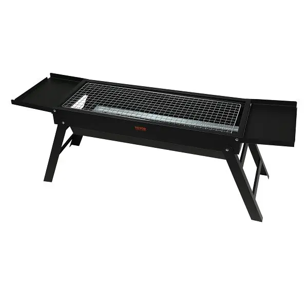 VEVOR Time-Tested 23 inch Travel-friendly Charcoal Grill, Flat Top Propane Gas Grills, Space-saving Foldable Grill, ZDSMTK...