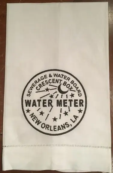 WATER METER FLAX HANDTOWEL