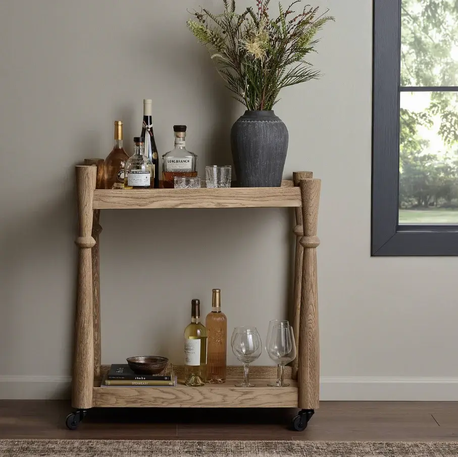 Modern Wet Bar Alamosa Bar Cart