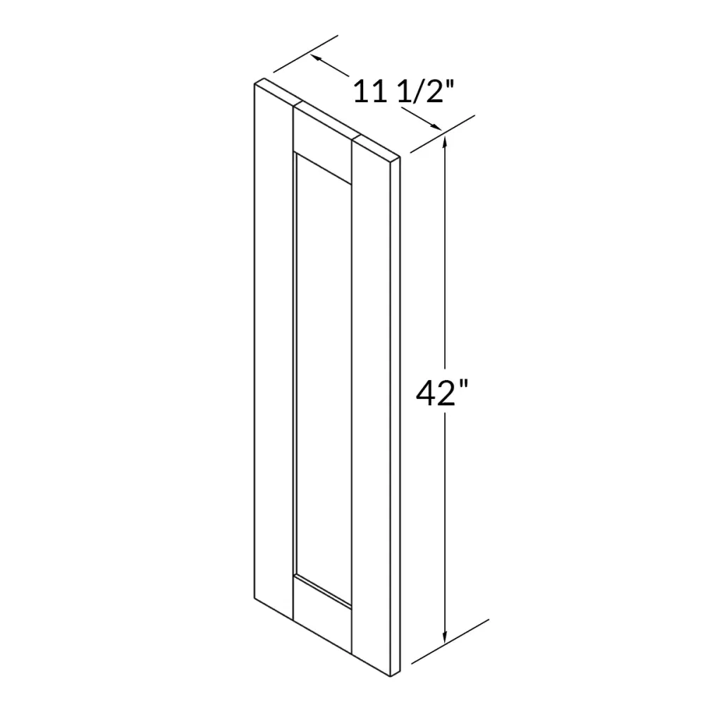 Wall decorative door WDD1242 Danbury Cobalt LessCare 12 . width 42 . height