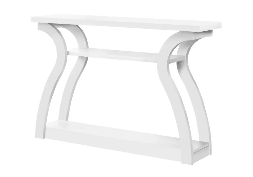 Accent Console Table Entryway, Unparalleled Curved Design